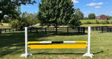 Yellow and Black Jump Poles